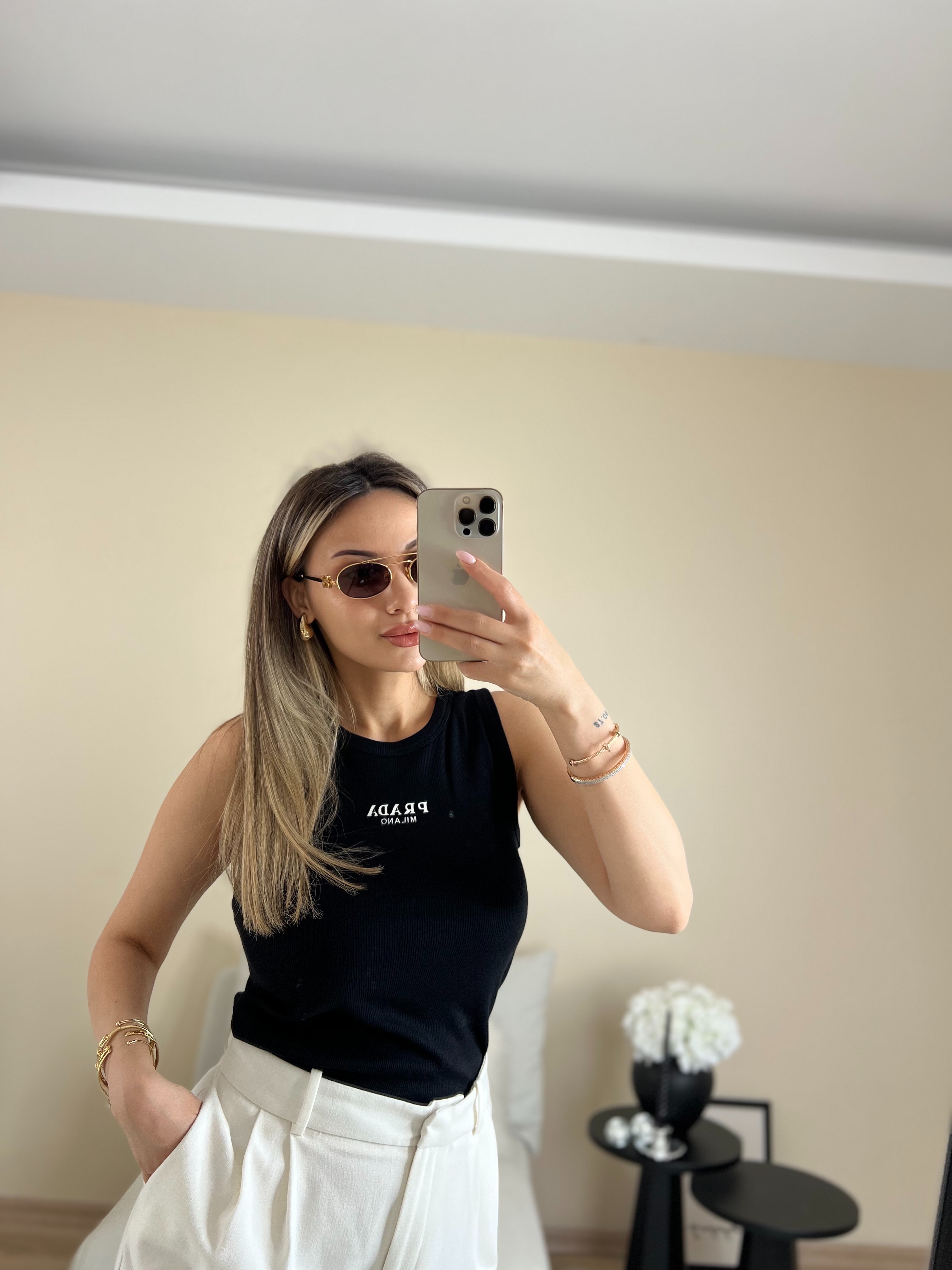 MARKA MODEL BASKILI ATLET - SIYAH